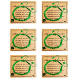 Bovemee Four-Leaf Clover Bracelet – Thoughtful Valentine's Day Gift for Her, Stretch Lucky Charm Jewelry