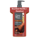 DOVE MEN+ CARE Body Wash – Thoughtful Birthday Gift for Him with Warm Bourbon Vanilla + Hazelnut Scent, 26oz