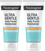 Neutrogena Ultra Gentle Face Moisturizer SPF 30 – Travel-Size CICA Lotion for Hiking, Commuting, and Patio Days