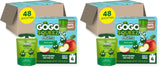 GoGo squeeZ No Sugar Added Apple Pouches, Bulk Pantry Stock for Busy Family Meal Prep, 3.2 oz, 96 Count