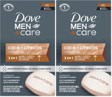 Dove Men+Care Cream Bar – Calming Post-Workout Rinse for Sensitive Skin, Coconut and Citrus