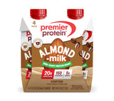 Premier Protein Non-Dairy Almondmilk Shake – Clean-Label Wellness Routine for Plant-Based Living, Coffee Caffeine, 12 Pack
