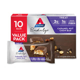 Atkins Endulge Caramel Nut Chew Bar – Lunchbox Treat for Low-Sugar Kid Snacking, Individually Wrapped
