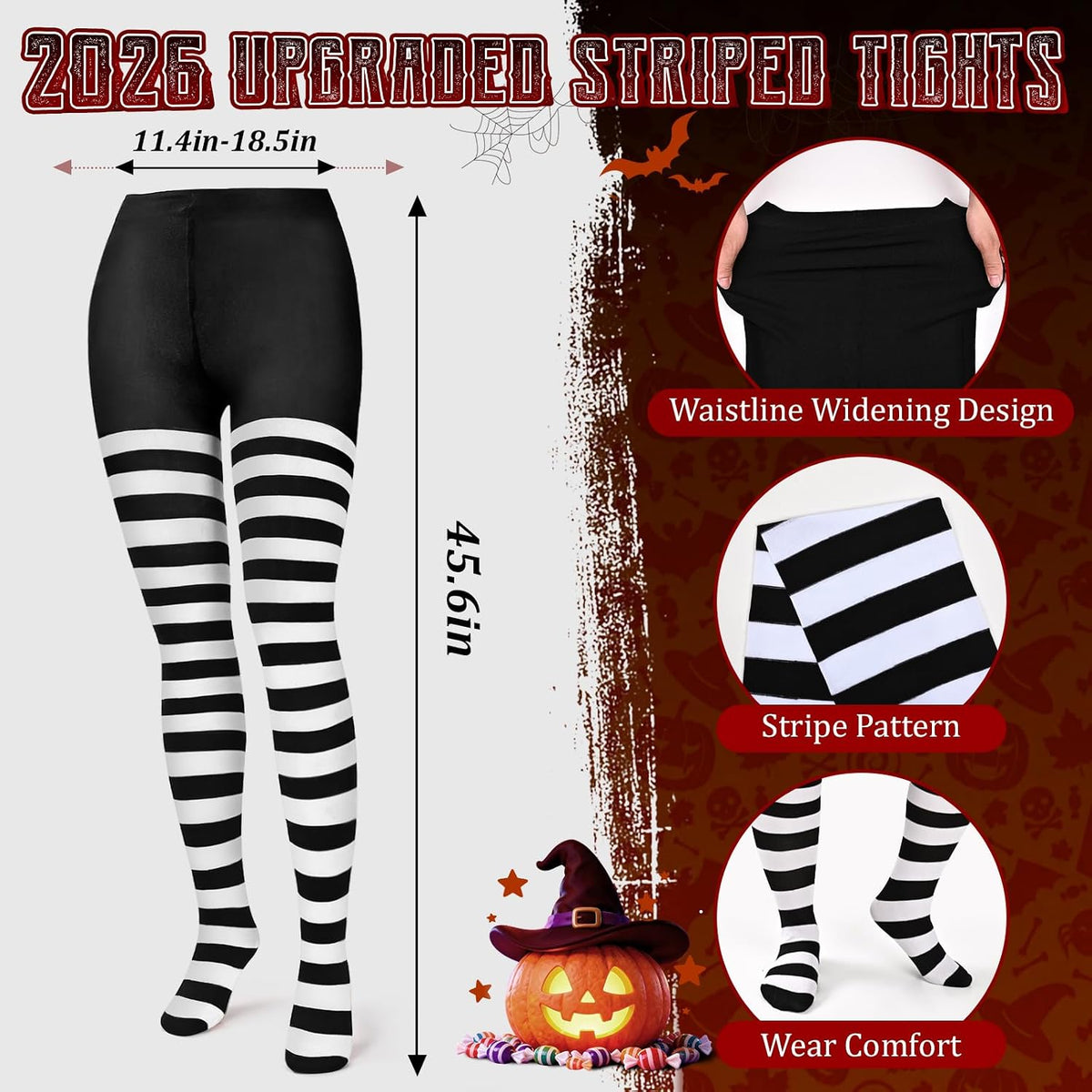 themed candy collection bag included for trick-or-treating convenience