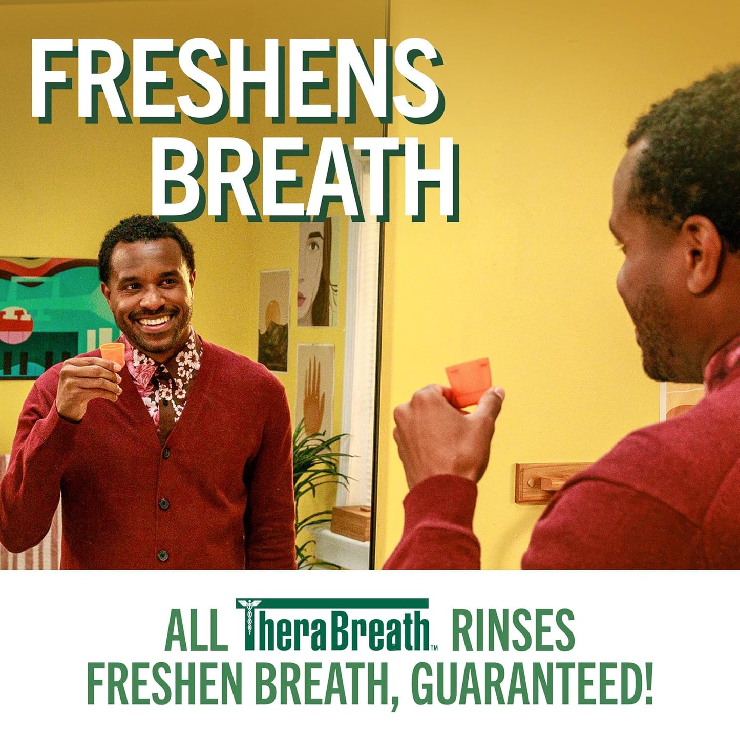 TheraBreath Fresh Breath Mouthwash – Rainforest Mint Daily Oral Wellness Ritual for Mindful Self-Care Routines