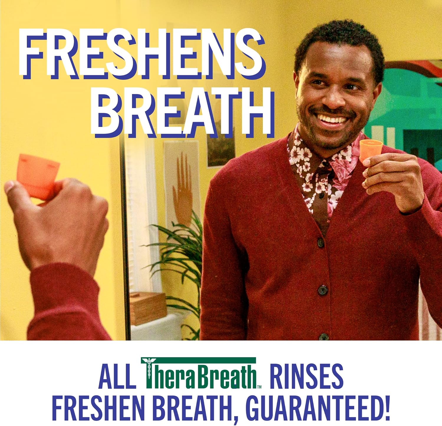 TheraBreath Healthy Gums Oral Rinse – Nightly Self-Care Ritual for Sensitive Mouths, Clean Mint