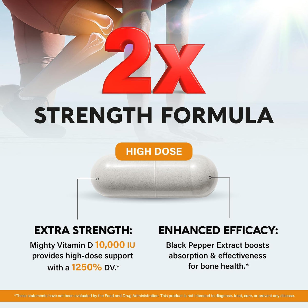 Thoughtful Wellness Gift – Vitamin D3 K2 10,000 IU MK-7 Capsule for Her, Daily Health
