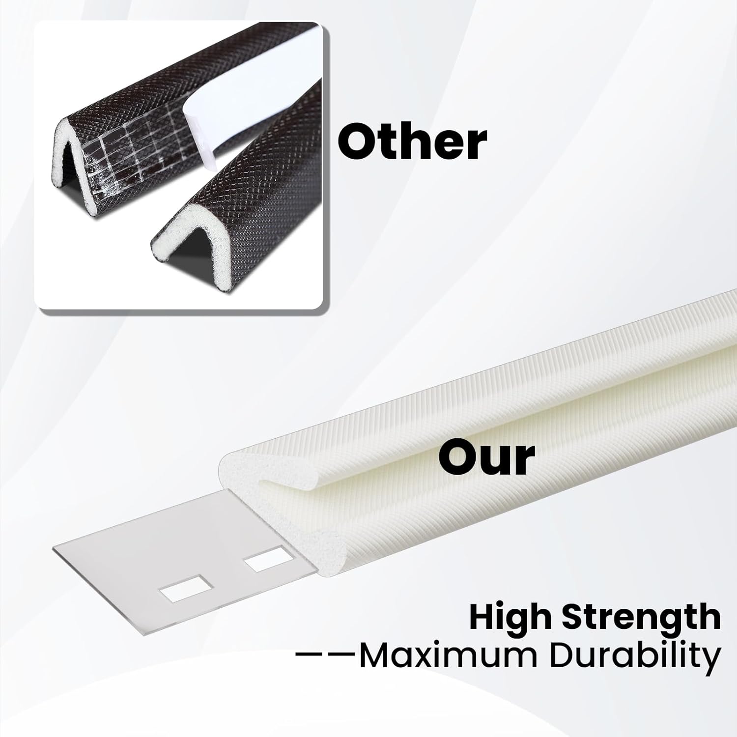 three color variants: white, black, and brown for frame-matching aesthetics