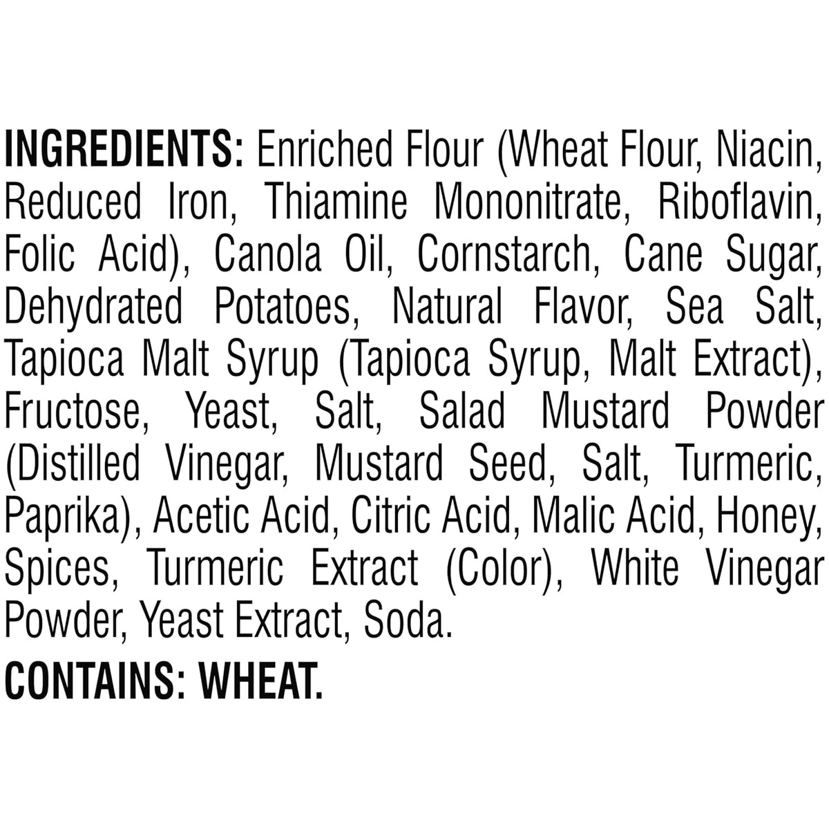 three flavor options: honey-mustard, sea-salt, and spicy ranch across the product line