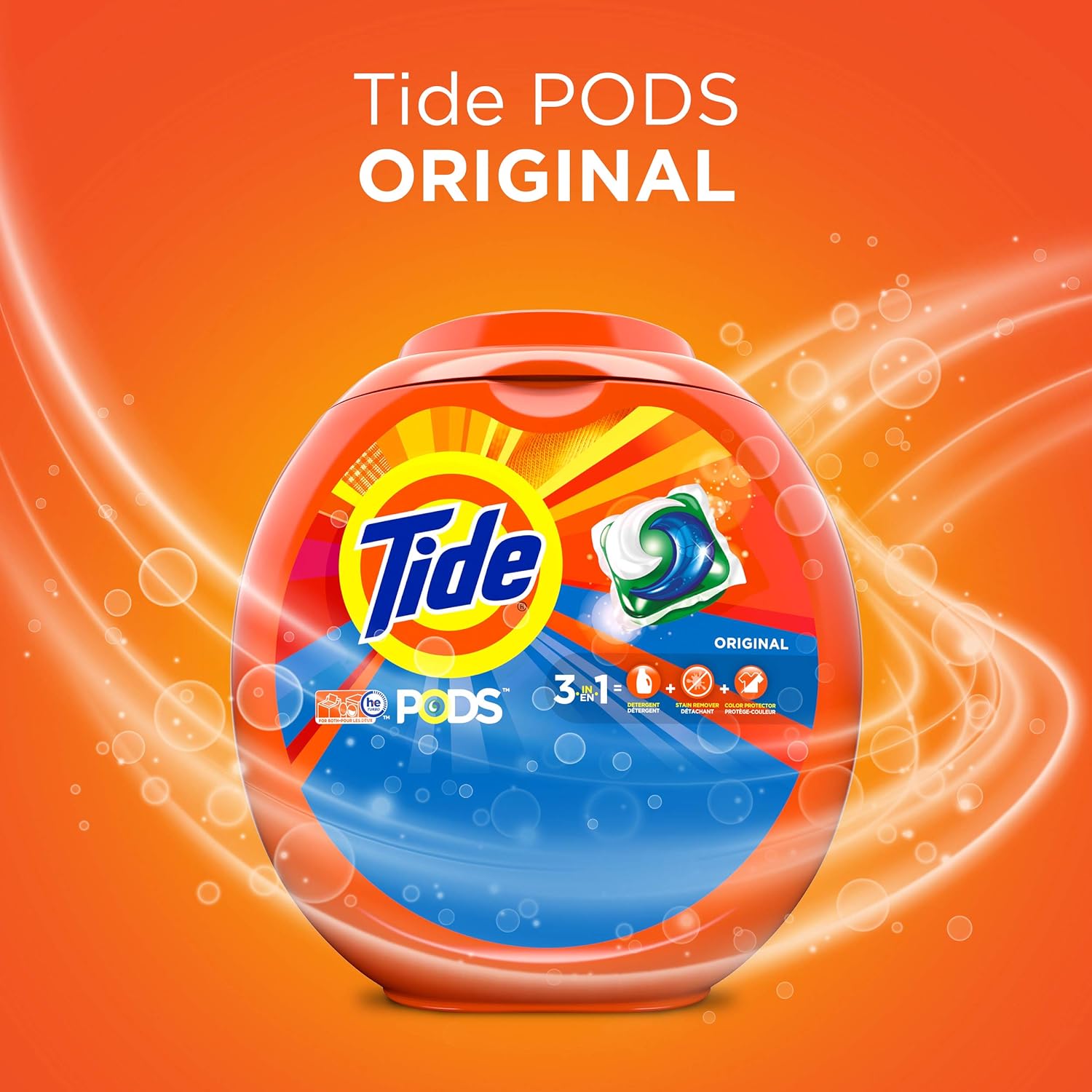 Tide PODS Cold Water Activated Laundry Pacs for Busy Home Office and Study Routines – Saves Time and Energy