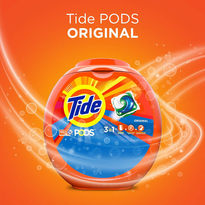 Tide PODS Cold Water Activated Laundry Pacs for Busy Home Office and Study Routines – Saves Time and Energy