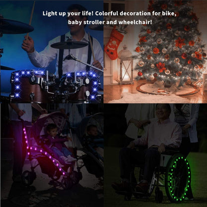 TINANA LED Bike Wheel Lights – Ultra-Bright Spoke Lights for Safer Night Cycling on City Streets and Bike Paths