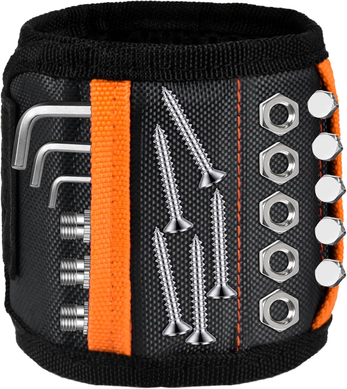 Tmacker Magnetic Wristband – Hands-Free Tool Holding Wristband for Faster Home Repairs and Furniture Assembly