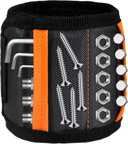 Tmacker Magnetic Wristband – Hands-Free Tool Holding Wristband for Faster Home Repairs and Furniture Assembly