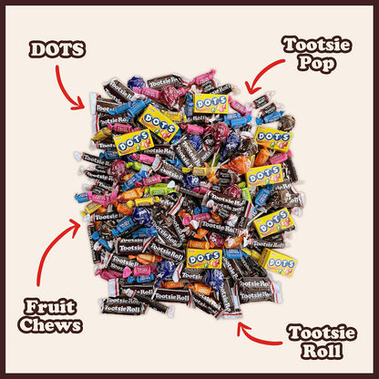 Tootsie Roll Child's Play Candy 5lb Bag – Peanut-Free and Gluten-Free Assortment for Worry-Free Classroom and Party Sharing