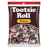 Tootsie Roll Midgees 6.5 oz - Heat-Resistant Chewy Candy for Outdoor Parade Routes, Block Parties, and Front Porch Trick-or-Treat Distribution