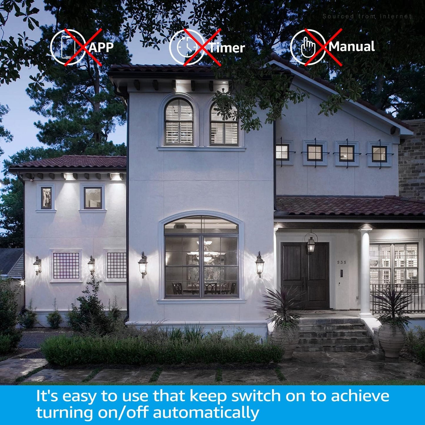 TORCHSTAR Dusk to Dawn LED Bulb – Automatic Outdoor Porch and Patio Lighting, Photocell Sensor Auto On/Off, 5000K Daylight, 4-Pack