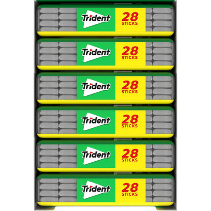 Trident Spearmint Chewing Gum – Gift Basket Addition for Housewarmings, Retirements, and Get-Well Baskets