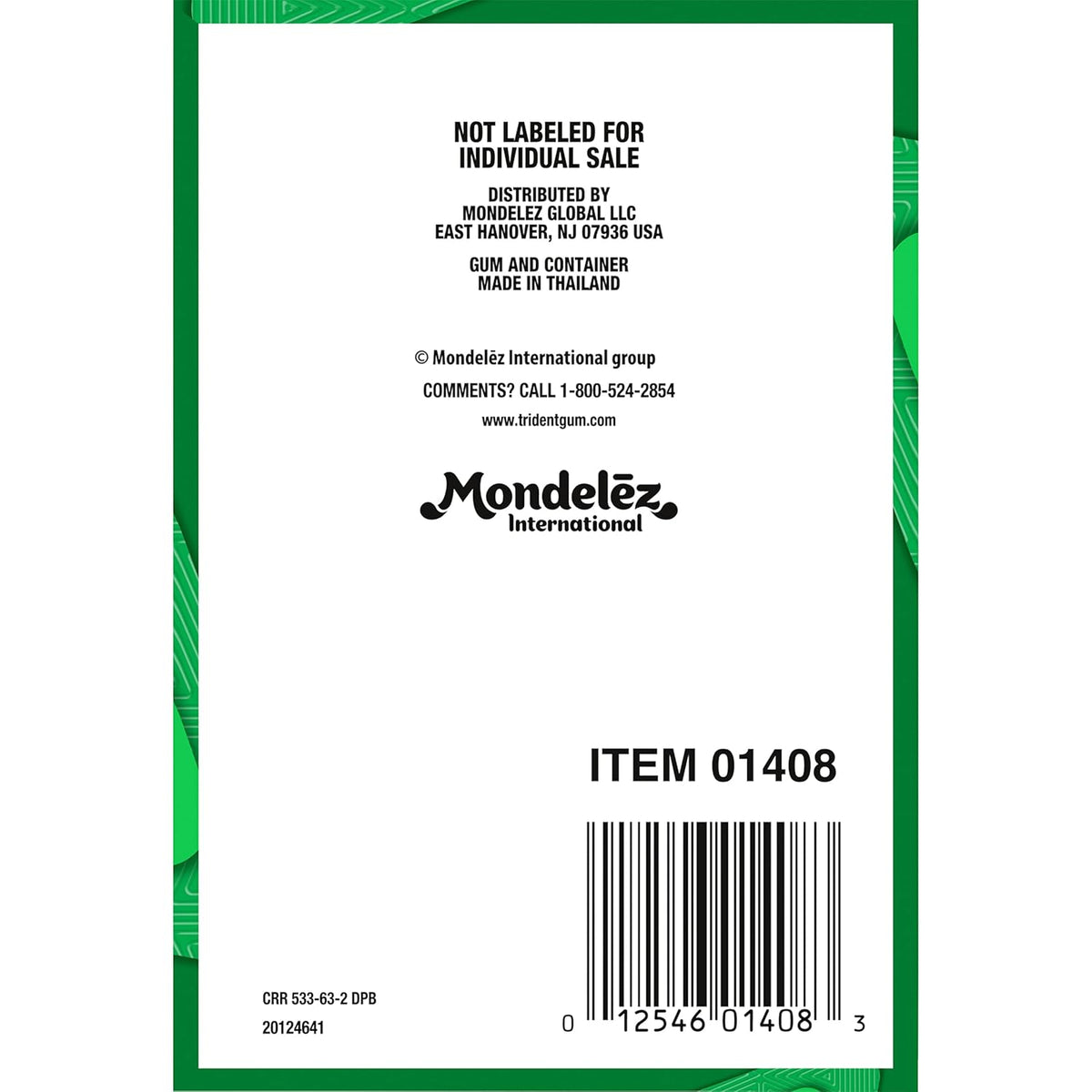 Trident Spearmint Chewing Gum – Gift Basket Addition for Housewarmings, Retirements, and Get-Well Baskets