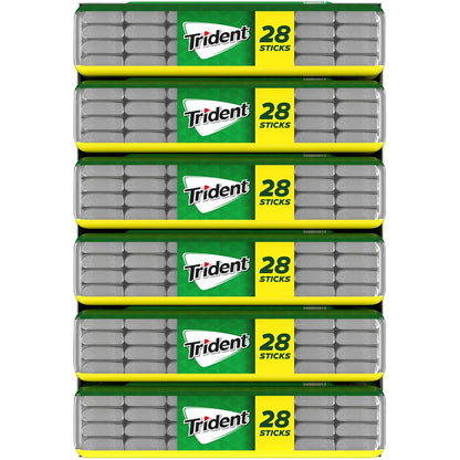 Trident Spearmint Chewing Gum – Gift Basket Addition for Housewarmings, Retirements, and Get-Well Baskets