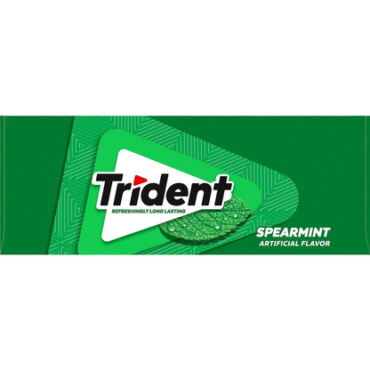 Trident Spearmint Chewing Gum – Gift Basket Addition for Housewarmings, Retirements, and Get-Well Baskets