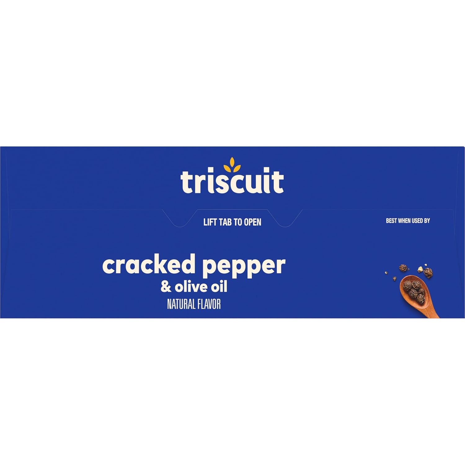Triscuit Cracked Pepper & Olive Oil Crackers – Mild Pepper Flavor Kids Love in Lunch Boxes