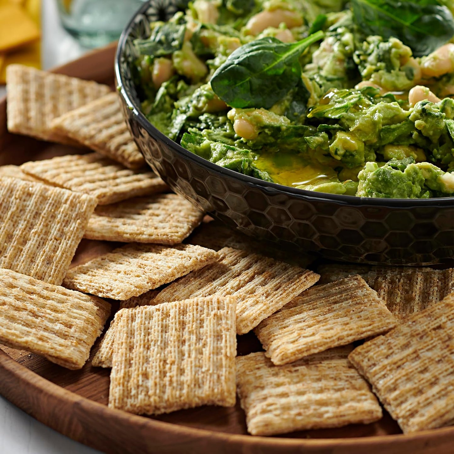 Triscuit Hint of Sea Salt Whole Grain Crackers – Kid-Friendly Lunch Box Snack for Back-to-School Prep