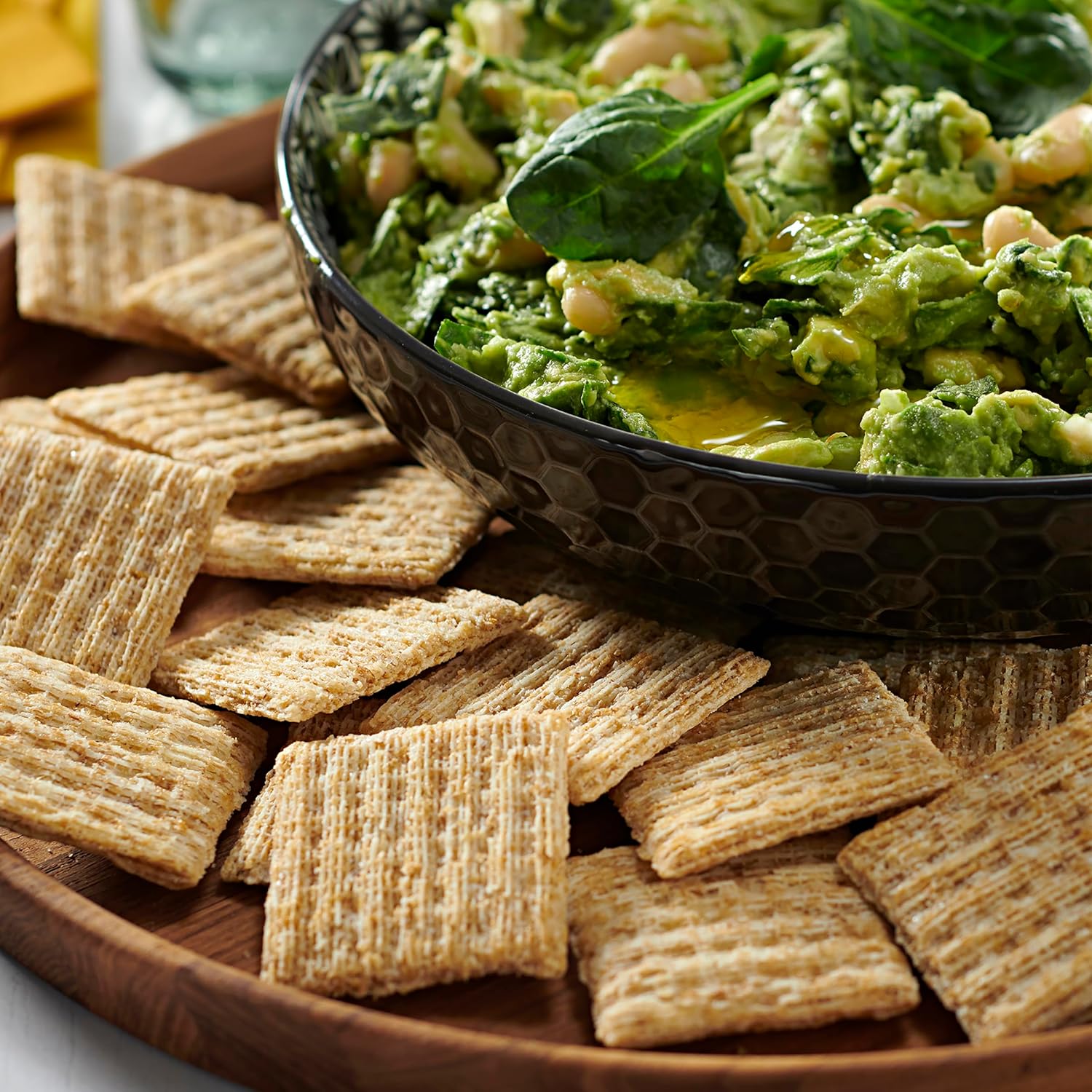 Triscuit Hint of Sea Salt Whole Grain Crackers – Kid-Friendly Lunch Box Snack for Back-to-School Prep