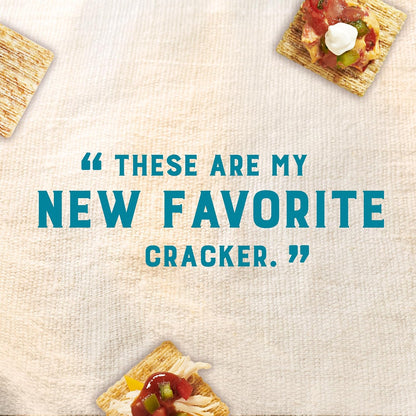 Triscuit Hint of Sea Salt Whole Grain Crackers – Kid-Friendly Lunch Box Snack for Back-to-School Prep