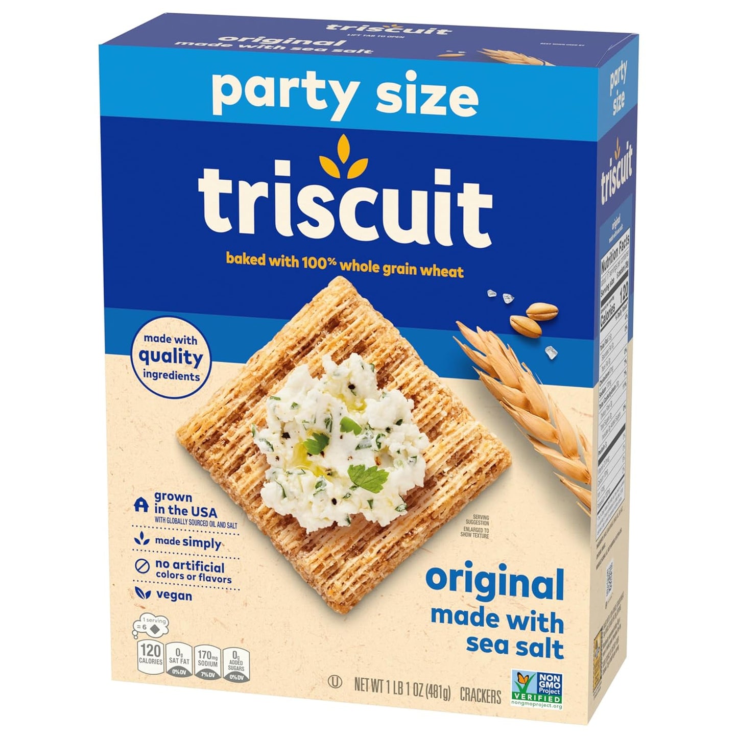 Triscuit Original Party Size Crackers – Thoughtful Hostess Gift for Holiday Entertaining