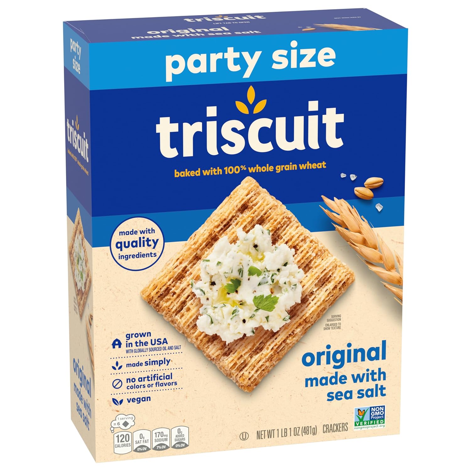 Triscuit Original Party Size Crackers – Thoughtful Hostess Gift for Holiday Entertaining