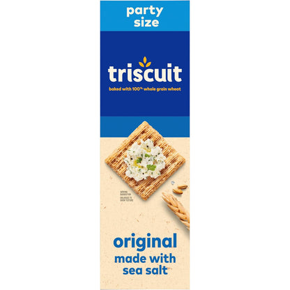 Triscuit Original Party Size Crackers – Thoughtful Hostess Gift for Holiday Entertaining