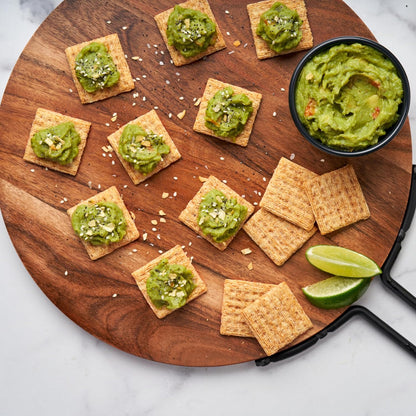 Triscuit Reduced Fat Crackers – Family Size School Lunch Box Base for Kid-Friendly Toppings