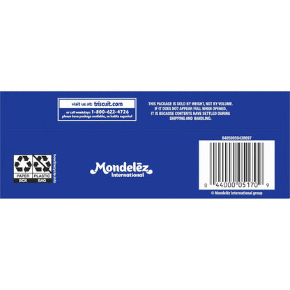 Triscuit Reduced Fat Crackers – Family Size School Lunch Box Base for Kid-Friendly Toppings