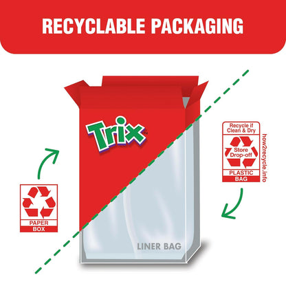 Trix Cereal – Resealable Travel-Friendly Snack for Picnics, Car Rides, and Camping