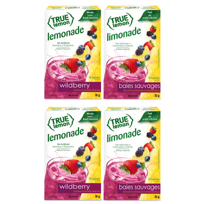 TRUE LEMON Crystalized Lemon Packets – Travel-Friendly Lemon Substitute for Camping and Road Trips