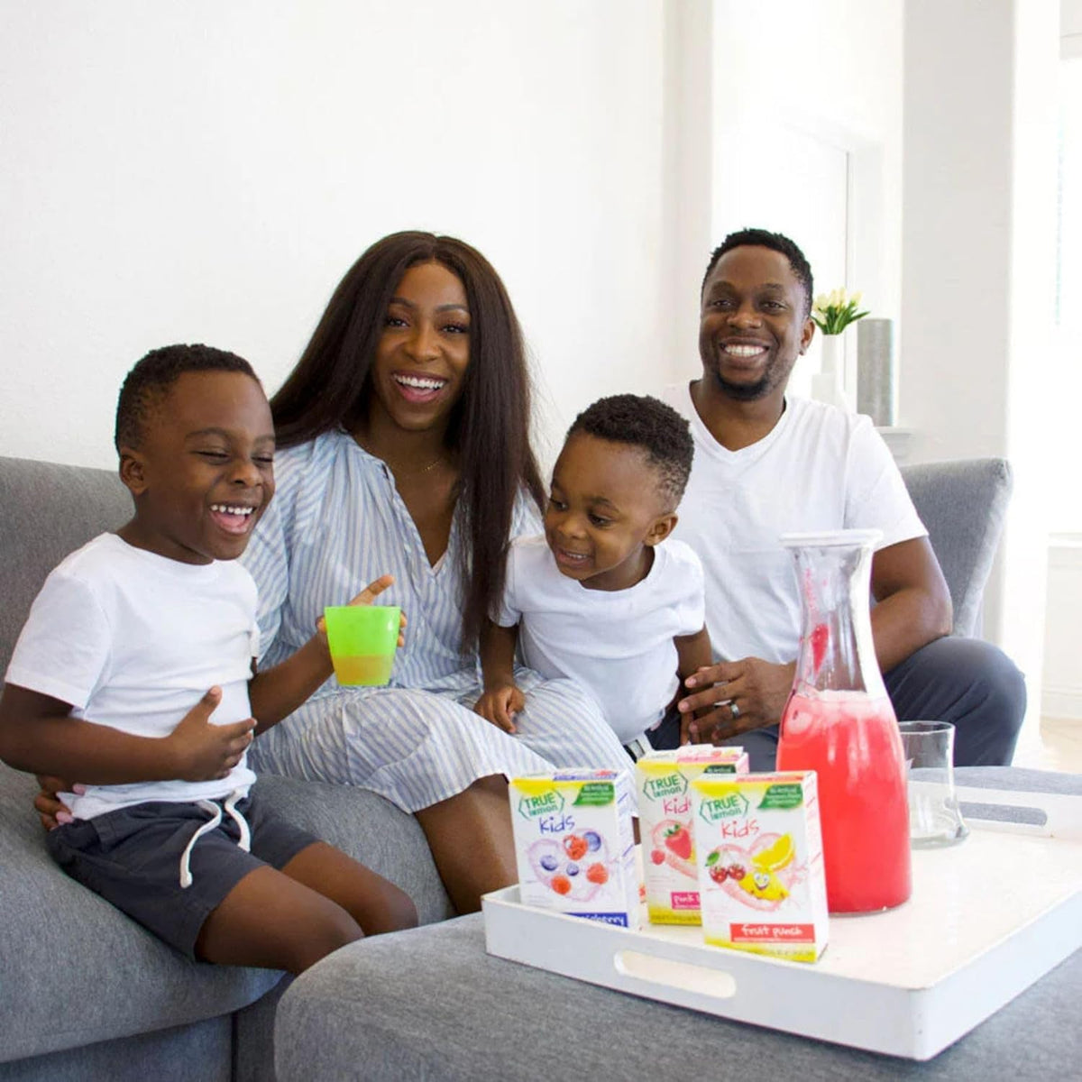 True Lemon Kids Vitamin Drink Mix – 25% Daily A, C, E Hydration Packets for Health-Conscious Parents