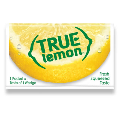 TRUE LEMON Water Enhancer – Pre-Measured Lemon Packets for Intentional Kitchens and Clean Storage, 500 Count