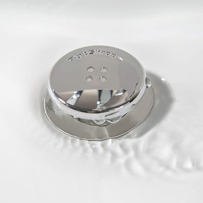 TubShroom Hair Catcher for Tub Drains - One-Piece Minimalist Design, No Visible Mesh or Bulky Catcher on Top