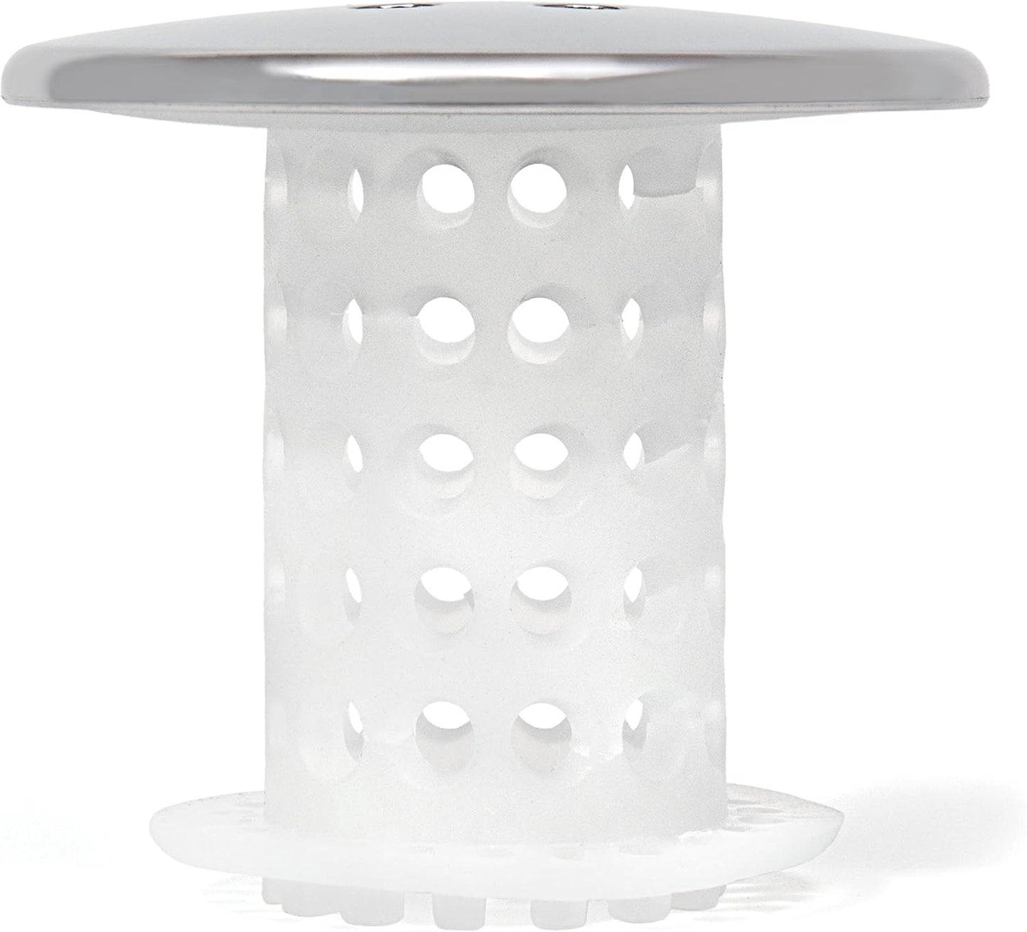 TubShroom Hair Catcher for Tub Drains - One-Piece Minimalist Design, No Visible Mesh or Bulky Catcher on Top