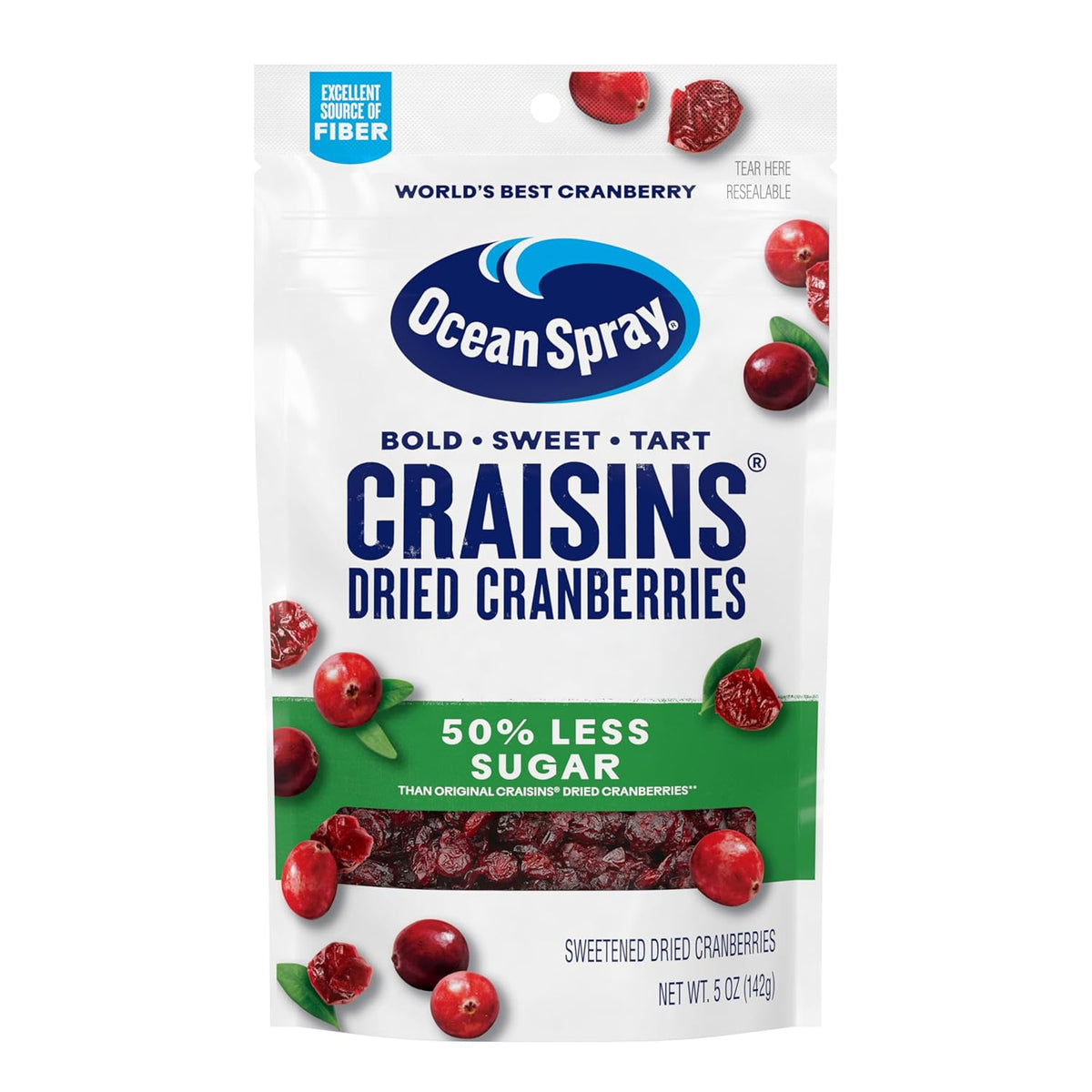 twelve 5 oz resealable pouches for freshness and grab-and-go convenience