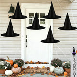 CESOF Floating Witch Hat Set – Indoor Staircase Halloween Display, Spooky Living Room Decor