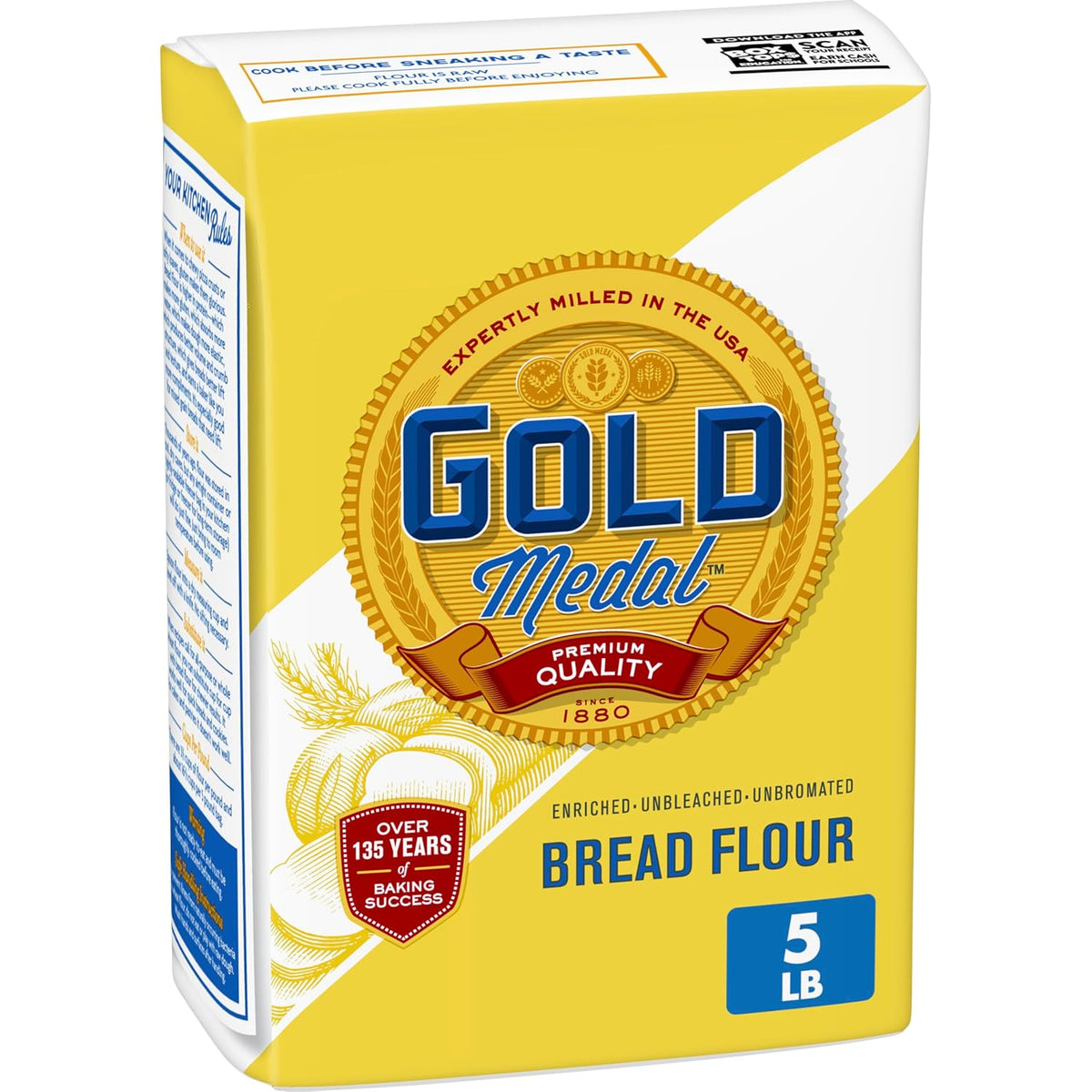 unbleached premium bread flour base