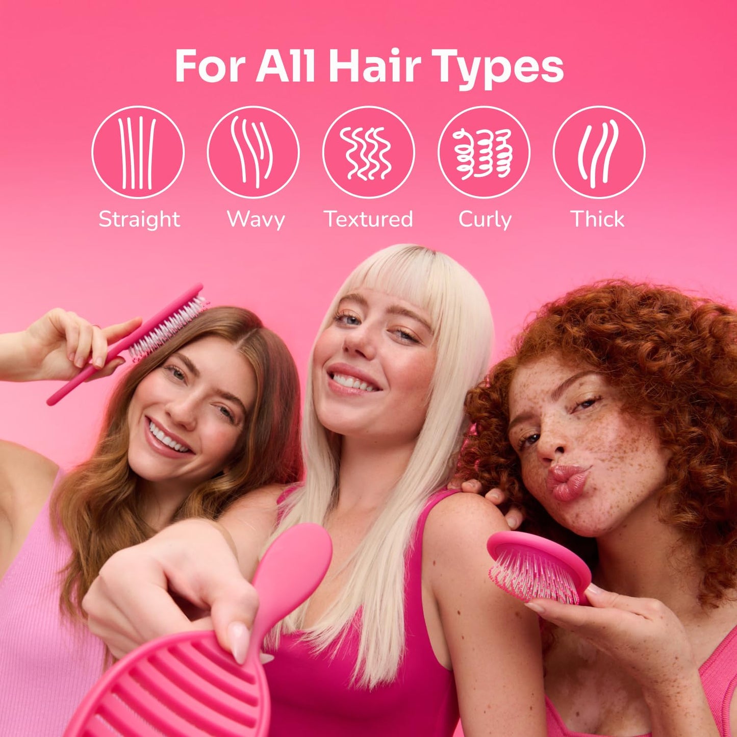 universal design for straight, wavy, curly, textured, and thick hair