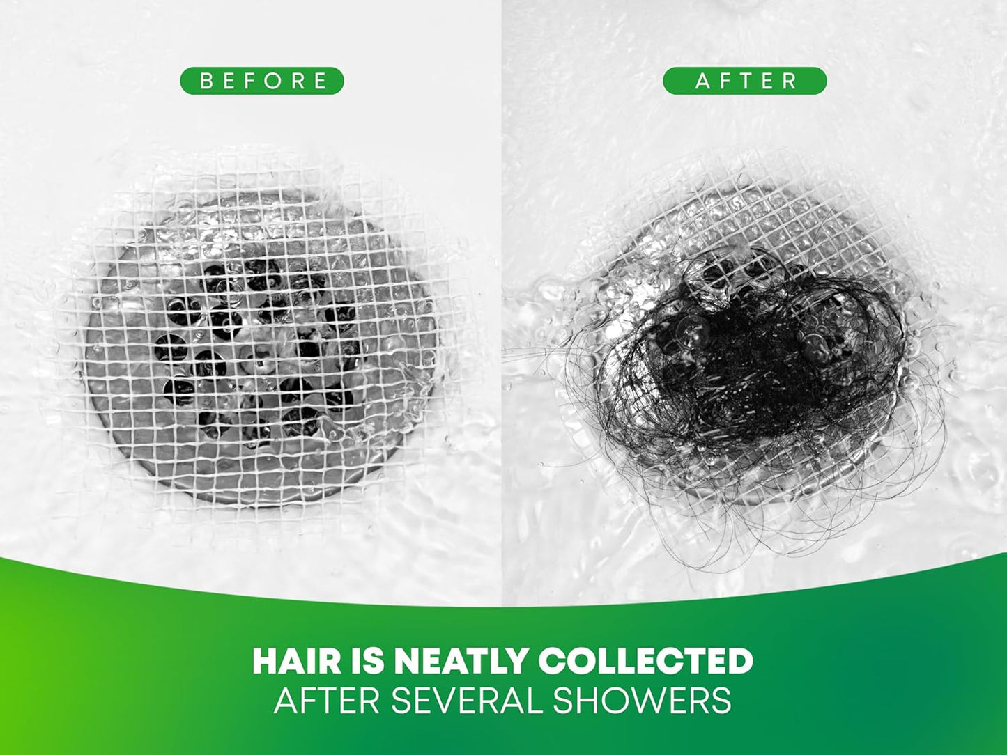 universal fit for bathtubs, shower stalls, and bathroom sink drains