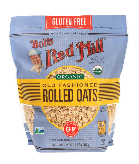 usda certified organic whole grain rolled oats