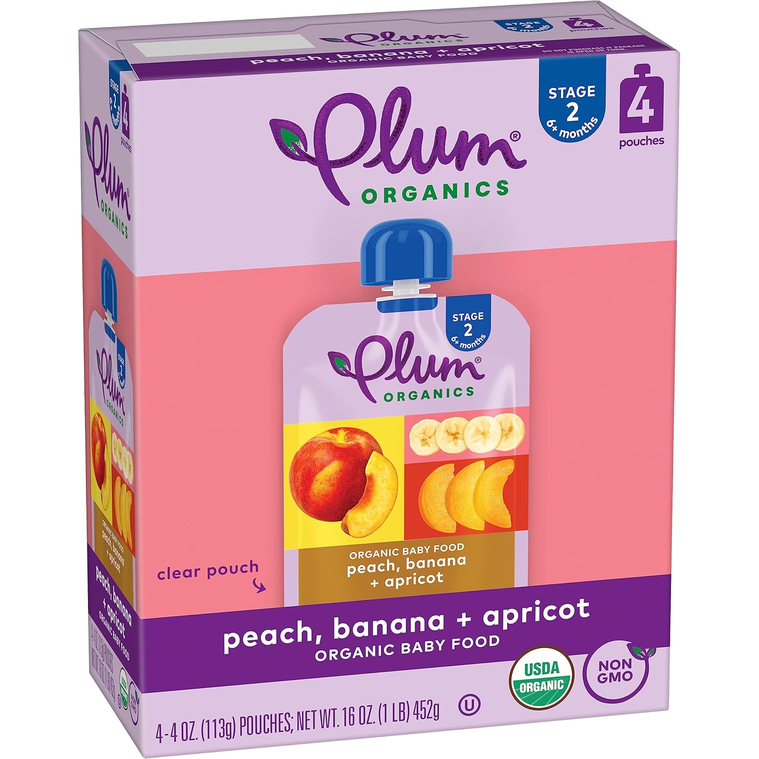 usda organic certified fruit and veggie purees