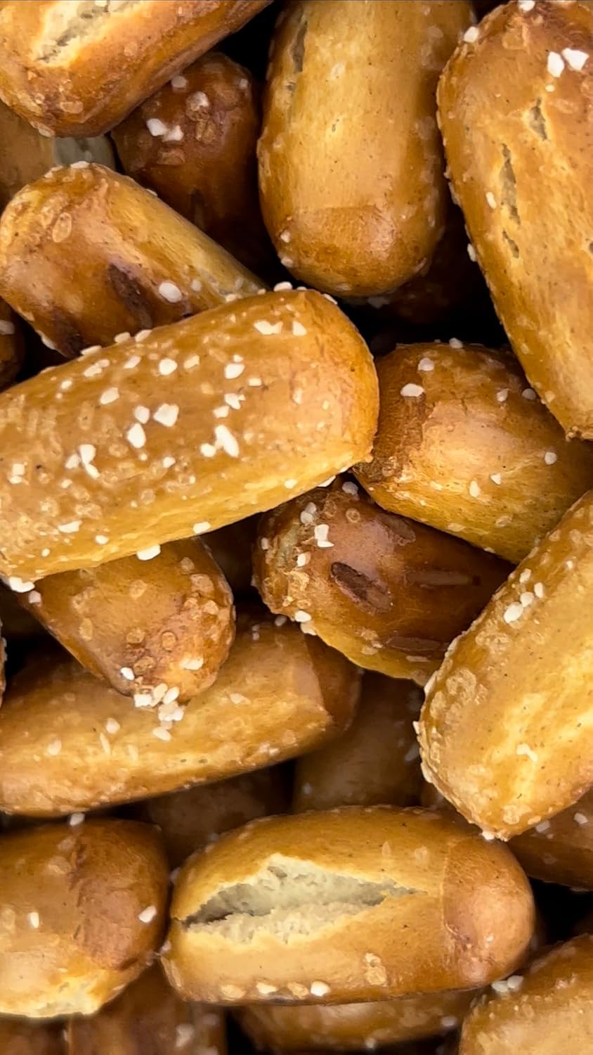 Utz Bulk Pretzel Nuggets 52 oz Resealable Barrel – Family Pantry Staple for Playdates, Game Nights, and Kids' Snack Drawer