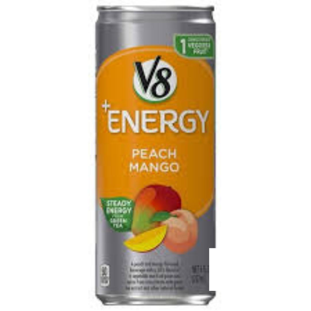 V8 +Energy Sparkling Pomegranate Blueberry – No Sugar Added Afternoon Pick-Me-Up for Wellness Routines