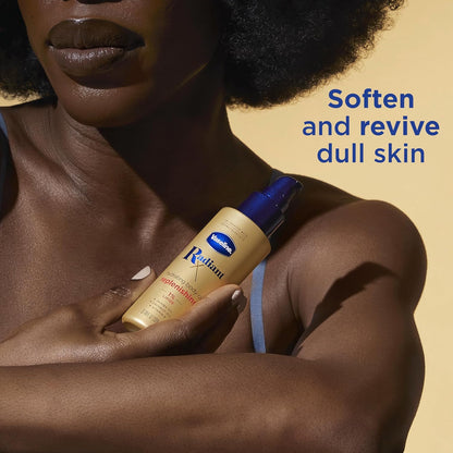 Vaseline Radiant X Replenishing Body Oil for Spa-Like Mindful Skincare Sessions at Home, 1% Lipids